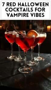 7 Red Halloween Cocktails for Vampire Vibes