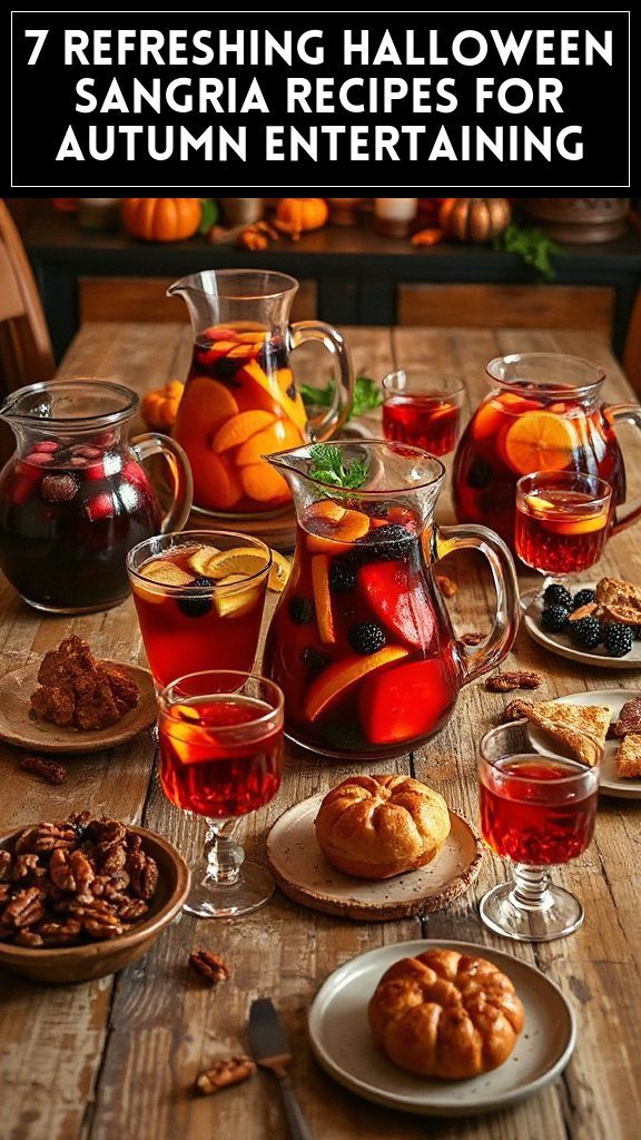 7 Refreshing Halloween Sangria Recipes for Autumn Entertaining