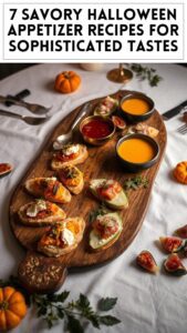 7 Savory Halloween Appetizer Recipes for Sophisticated Tastes