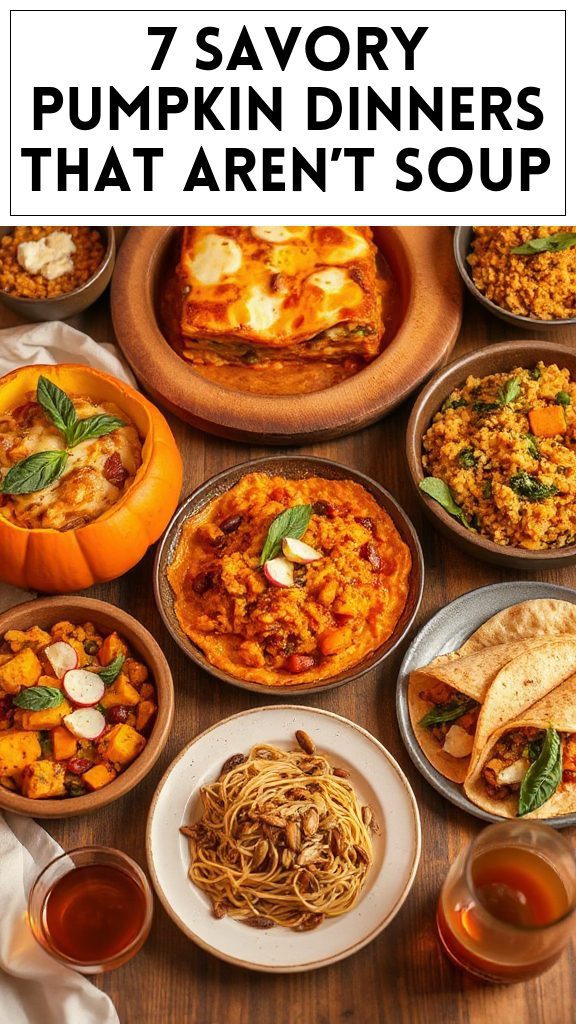 7 Savory Pumpkin Dinners That Aren’t Soup