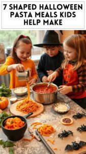7 Shaped Halloween Pasta Meals Kids Help Make