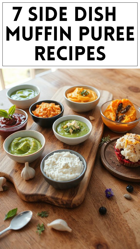 7 Side Dish & Muffin Puree Recipes