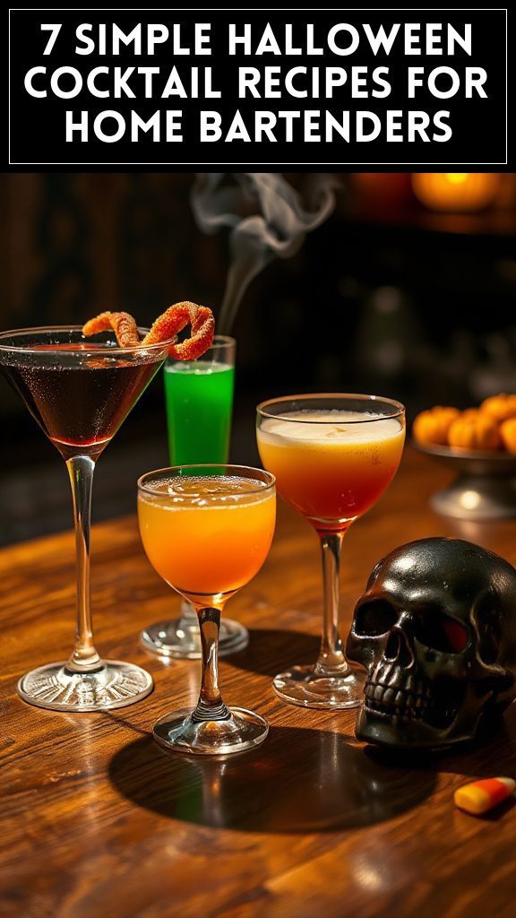 7 Simple Halloween Cocktail Recipes for Home Bartenders