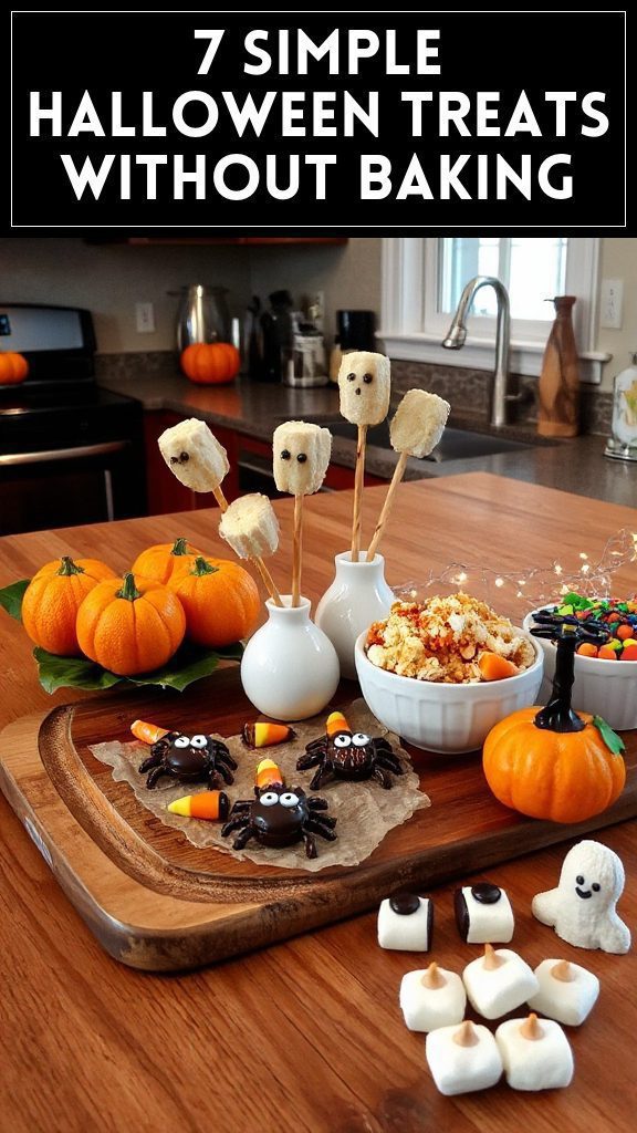 7 Simple Halloween Treats Without Baking