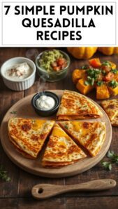 7 Simple Pumpkin Quesadilla Recipes