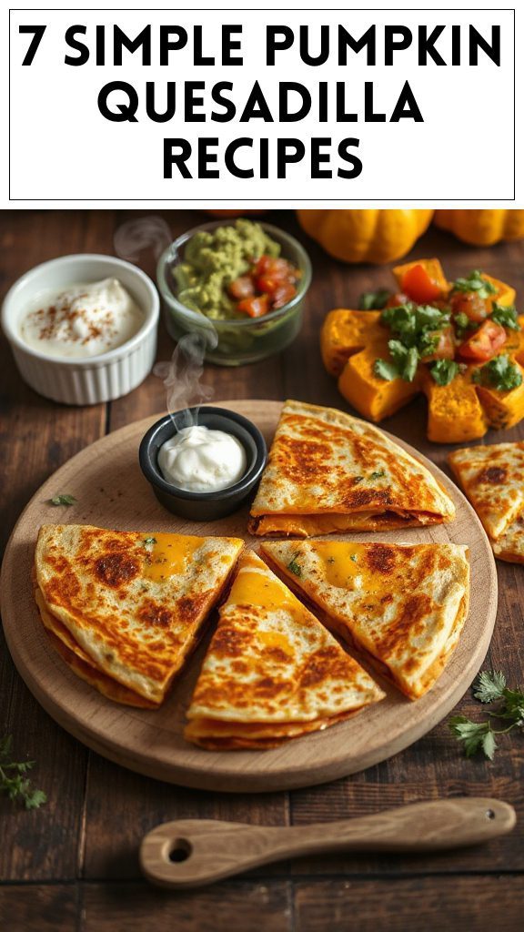 7 Simple Pumpkin Quesadilla Recipes
