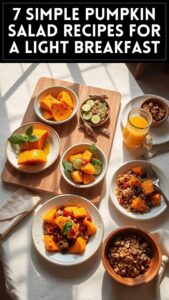 7 Simple Pumpkin Salad Recipes for a Light Breakfast