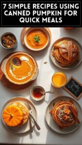 7 Simple Recipes Using Canned Pumpkin for Quick Meals