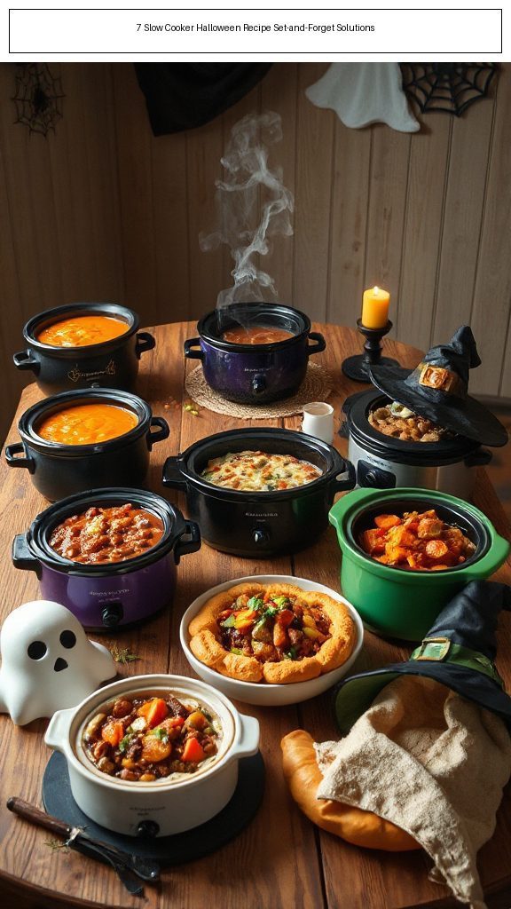 7 Slow Cooker Halloween Recipe Set-and-Forget Solutions