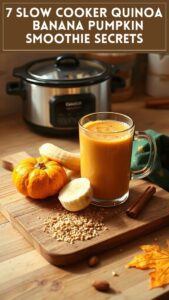 7 Slow Cooker Quinoa & Banana Pumpkin Smoothie Secrets
