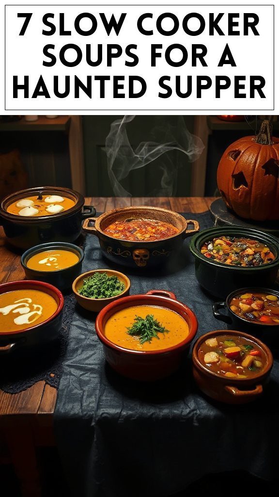 7 Slow Cooker Soups for a Haunted Supper