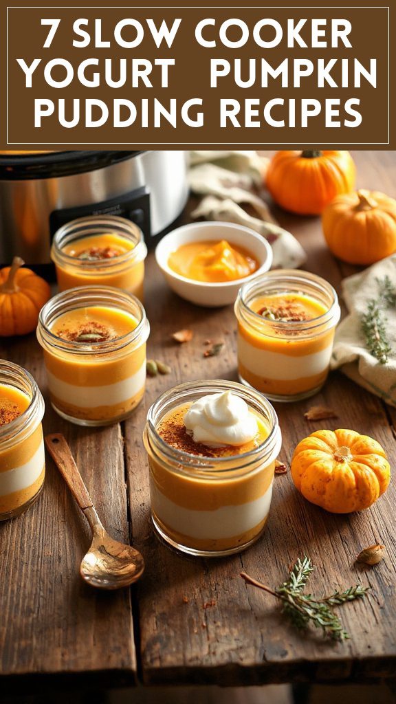 7 Slow Cooker Yogurt & Pumpkin Pudding Recipes