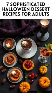 7 Sophisticated Halloween Dessert Recipes for Adults