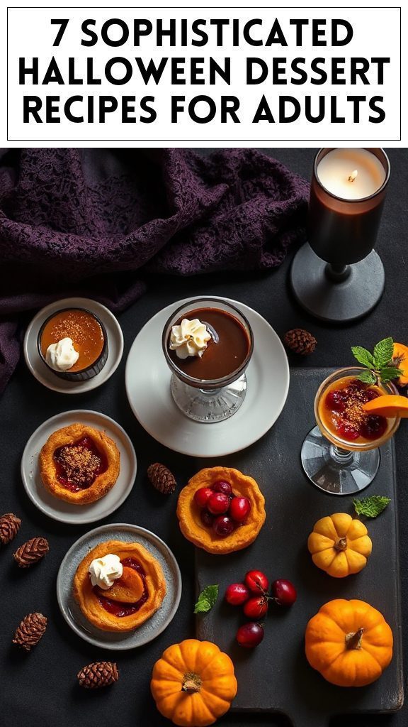 7 Sophisticated Halloween Dessert Recipes for Adults