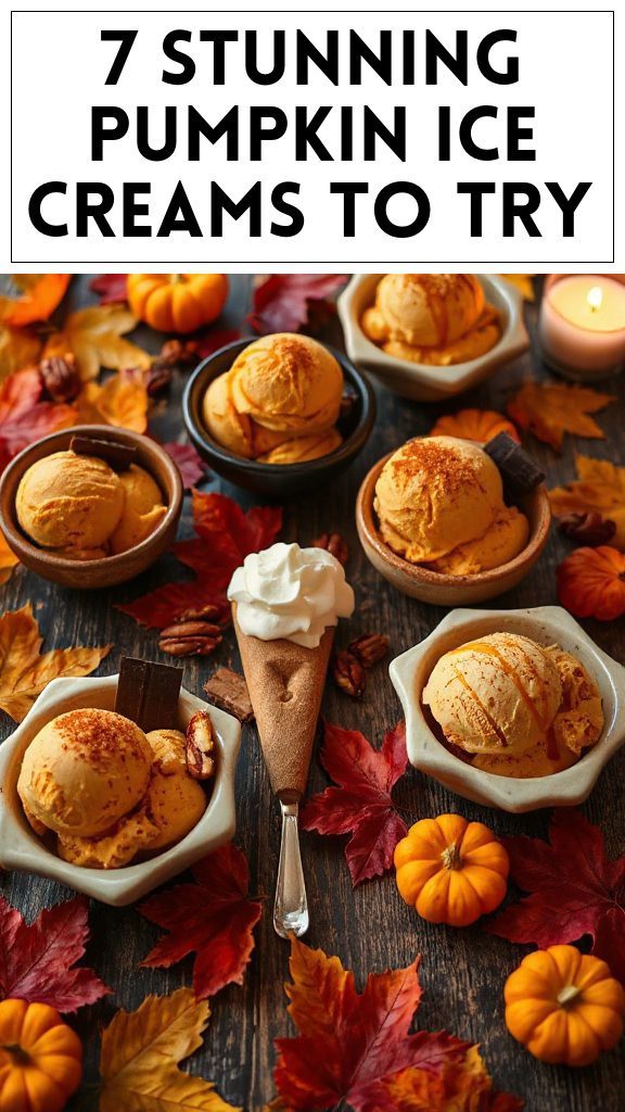 7 Stunning Pumpkin Ice Creams to Try