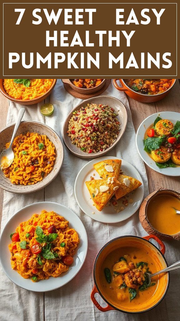 7 Sweet & Easy Healthy Pumpkin Mains