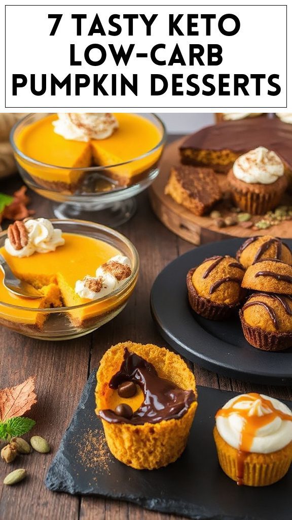 7 Tasty Keto Low-Carb Pumpkin Desserts