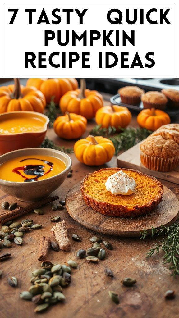 7 Tasty & Quick Pumpkin Recipe Ideas