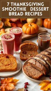 7 Thanksgiving Smoothie & Dessert Bread Recipes