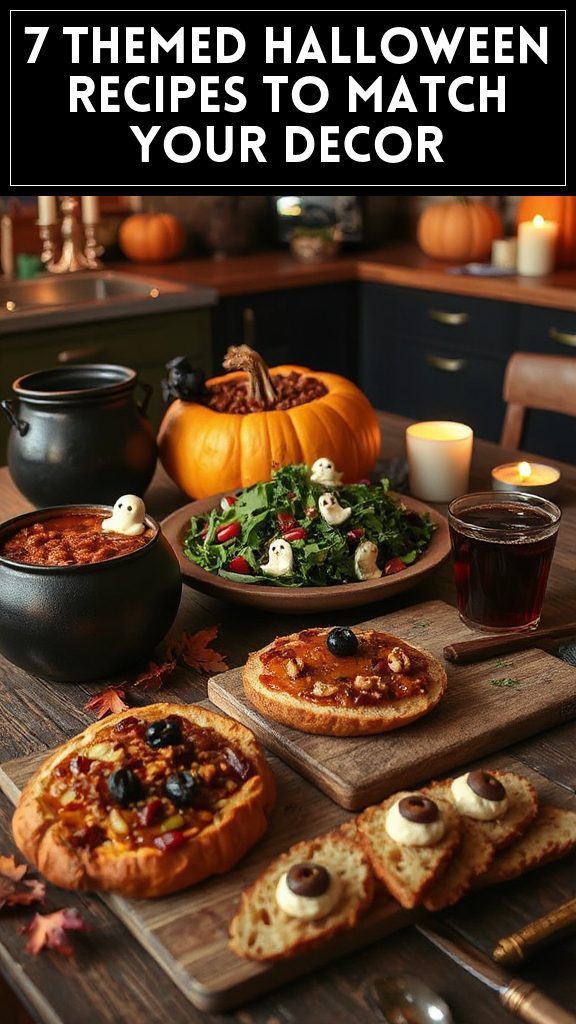 7 Themed Halloween Recipes to Match Your Decor