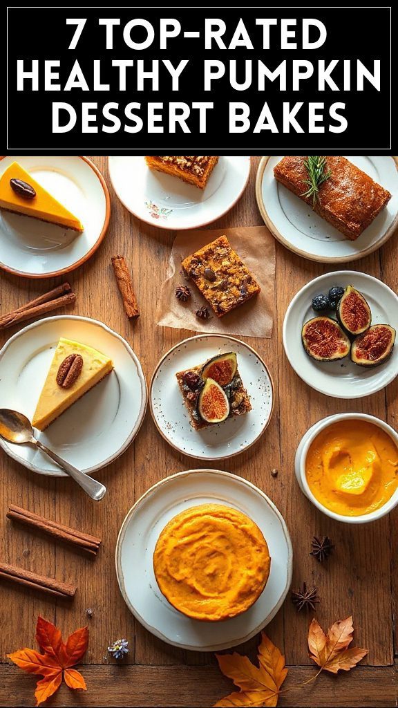 7 Top-Rated Healthy Pumpkin Dessert Bakes
