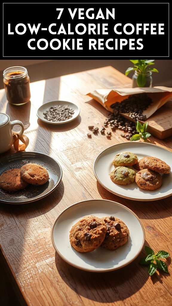 7 Vegan Low-Calorie Coffee Cookie Recipes