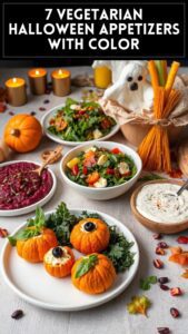 7 Vegetarian Halloween Appetizers With Color