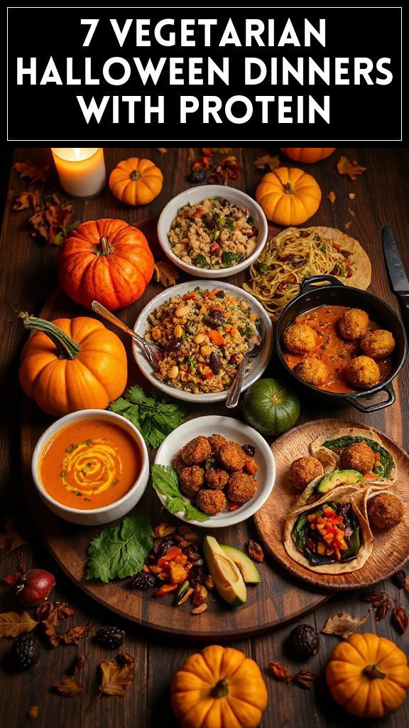 7 Vegetarian Halloween Dinners With Protein