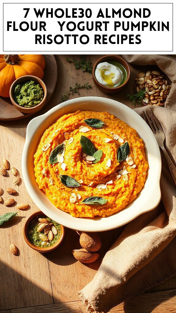 7 Whole30 Almond Flour & Yogurt Pumpkin Risotto Recipes