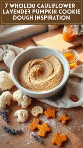 7 Whole30 Cauliflower & Lavender Pumpkin Cookie Dough Inspiration