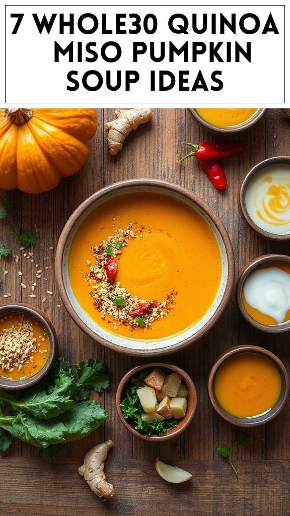7 Whole30 Quinoa & Miso Pumpkin Soup Ideas