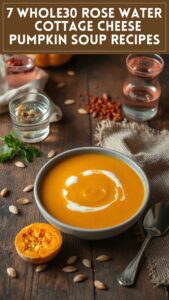 7 Whole30 Rose Water & Cottage Cheese Pumpkin Soup Recipes