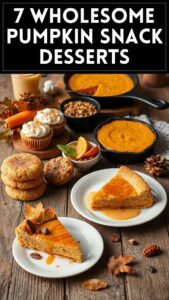 7 Wholesome Pumpkin Snack Desserts