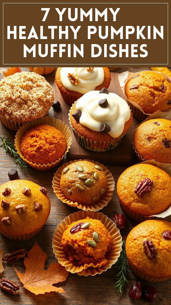 7 Yummy & Healthy Pumpkin Muffin Dishes