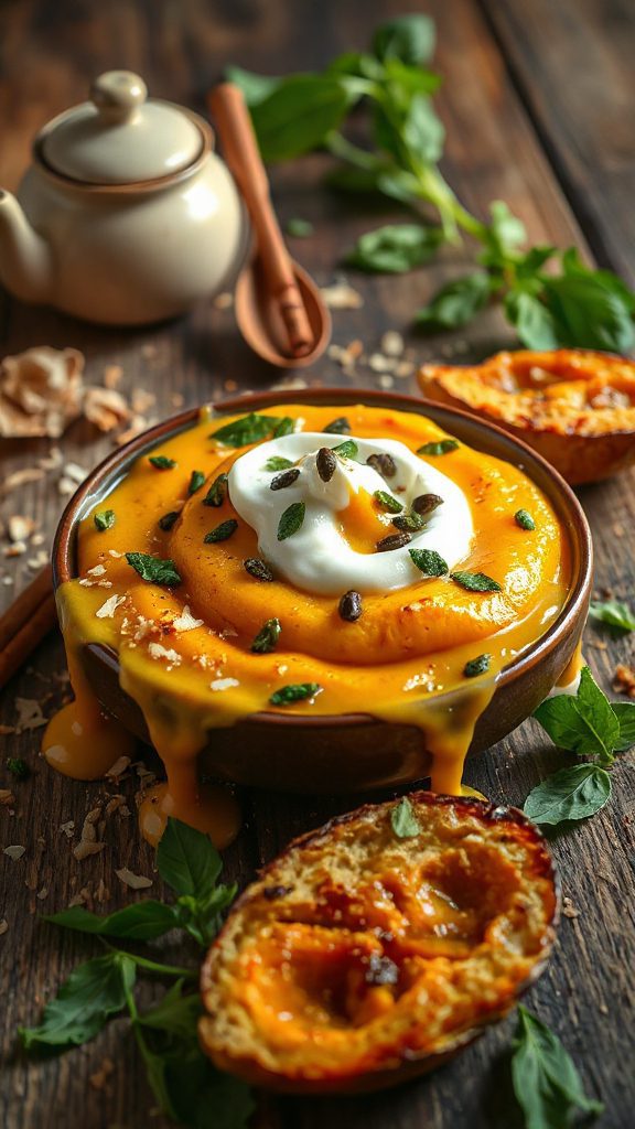 adventurous pumpkin bread pudding