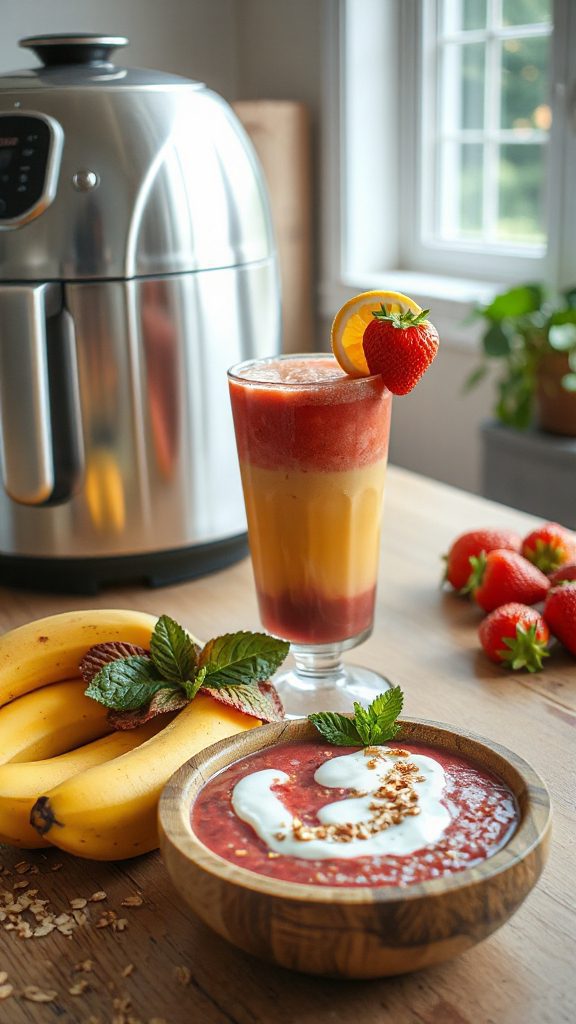air fryer berry smoothie recipe