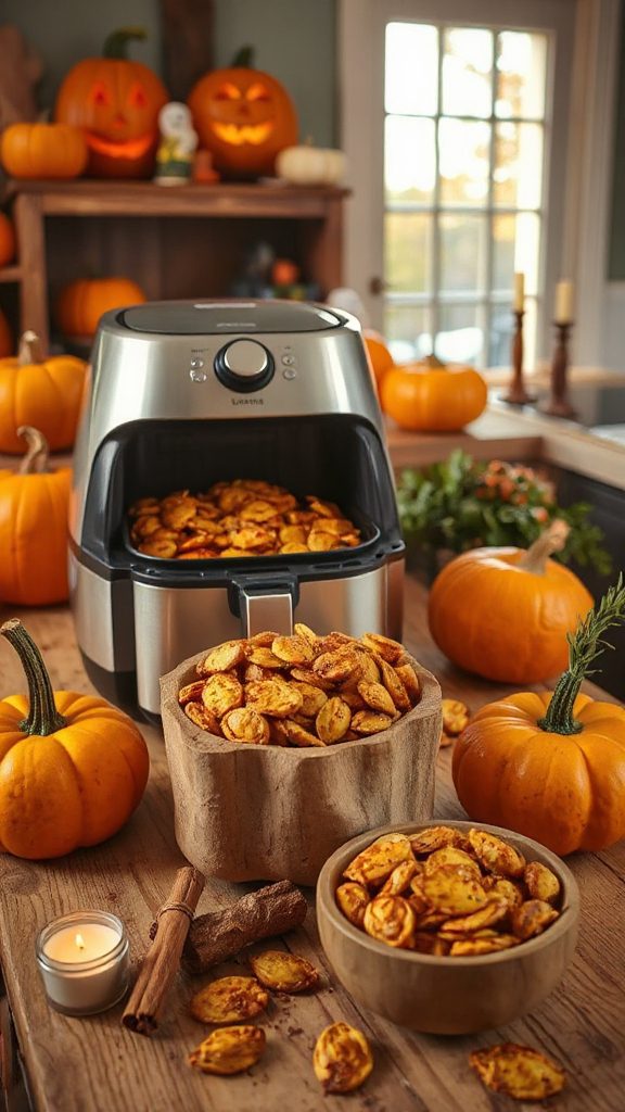 air fryer pumpkin seeds recipe