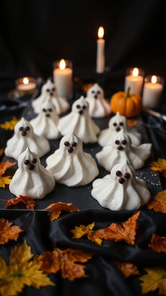airy halloween ghost cookies