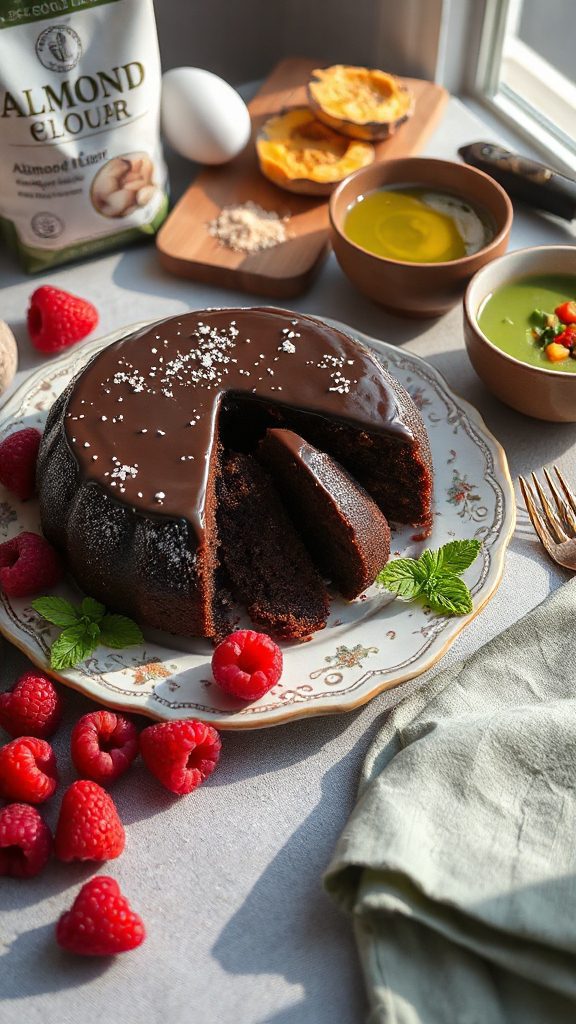 almond flour chocolate cake
