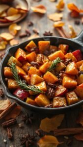 apple and sweet potato hash