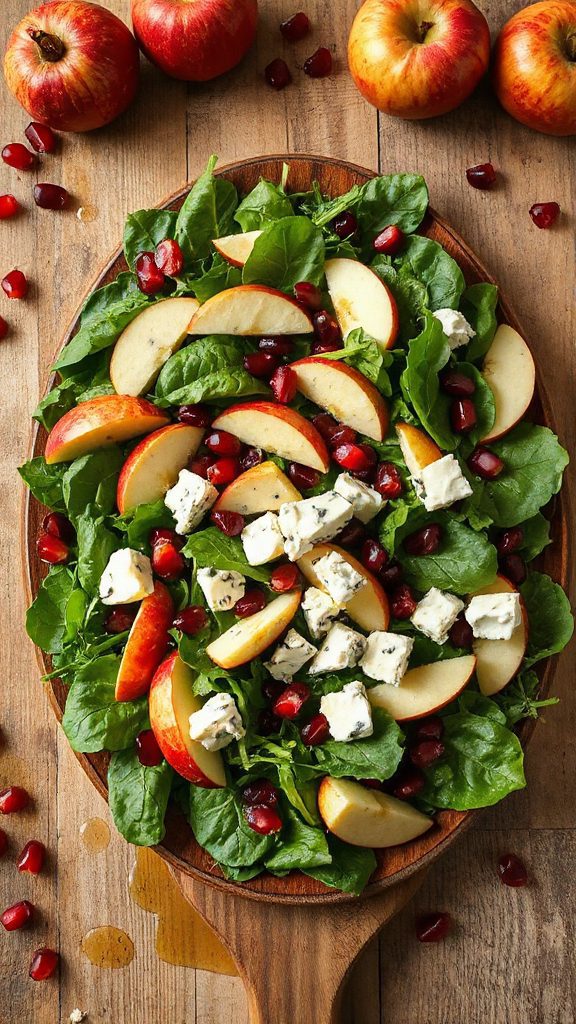 apple blue cheese salad