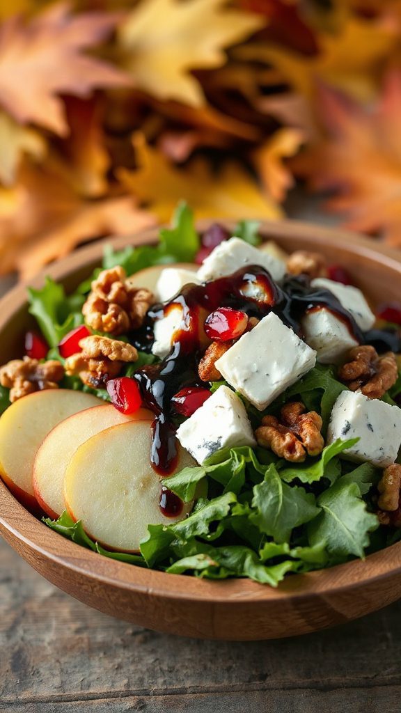 apple blue cheese walnuts