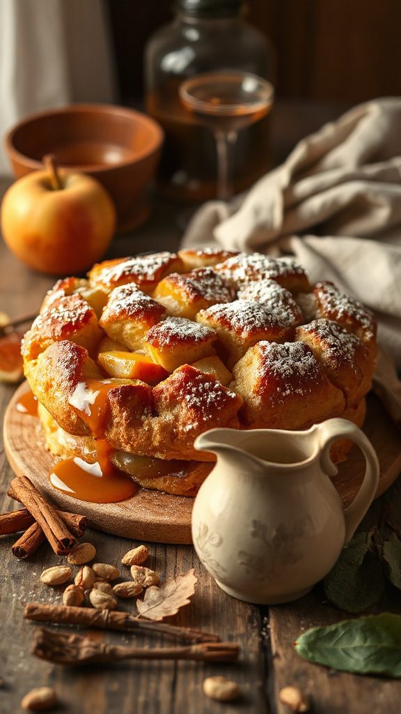 apple cardamom bread pudding