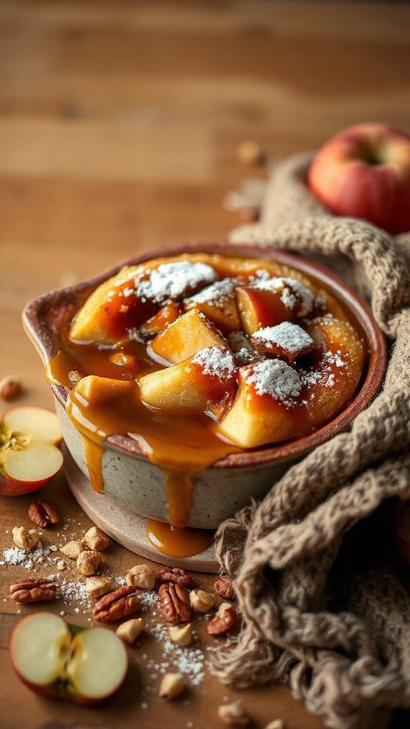 apple cardamom pudding delight