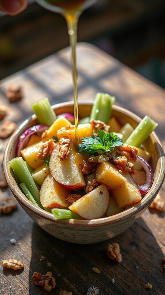 apple celery salad dressing