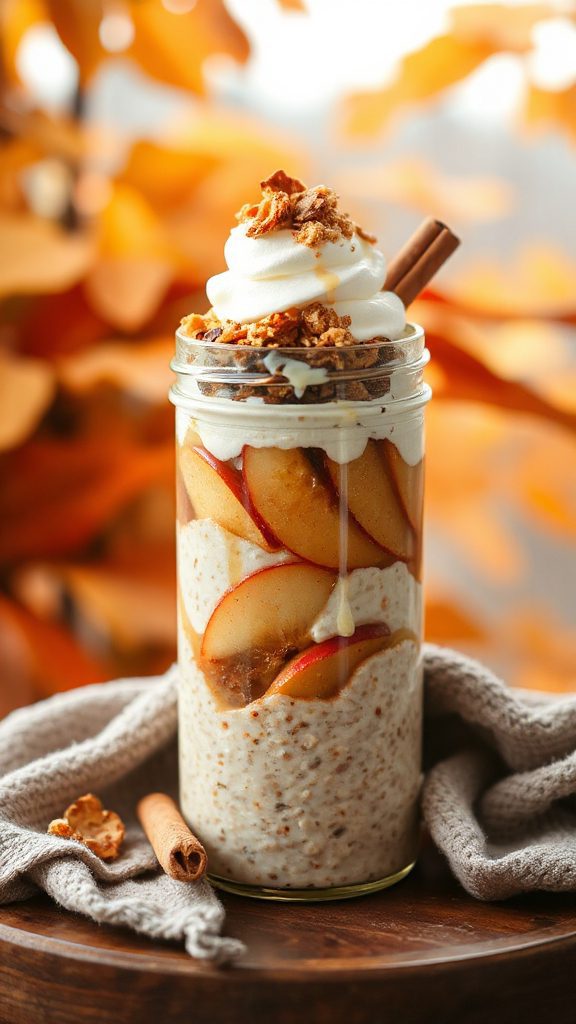 apple chai granola parfait