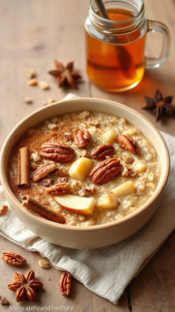 apple chai overnight oatmeal