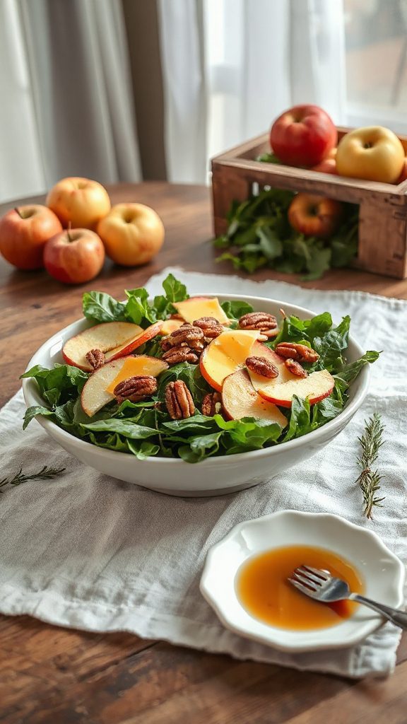 apple cheddar salad vinaigrette