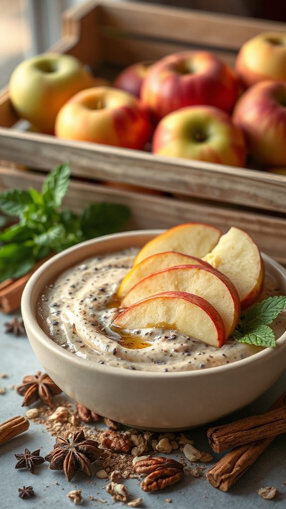 apple chia seed pudding