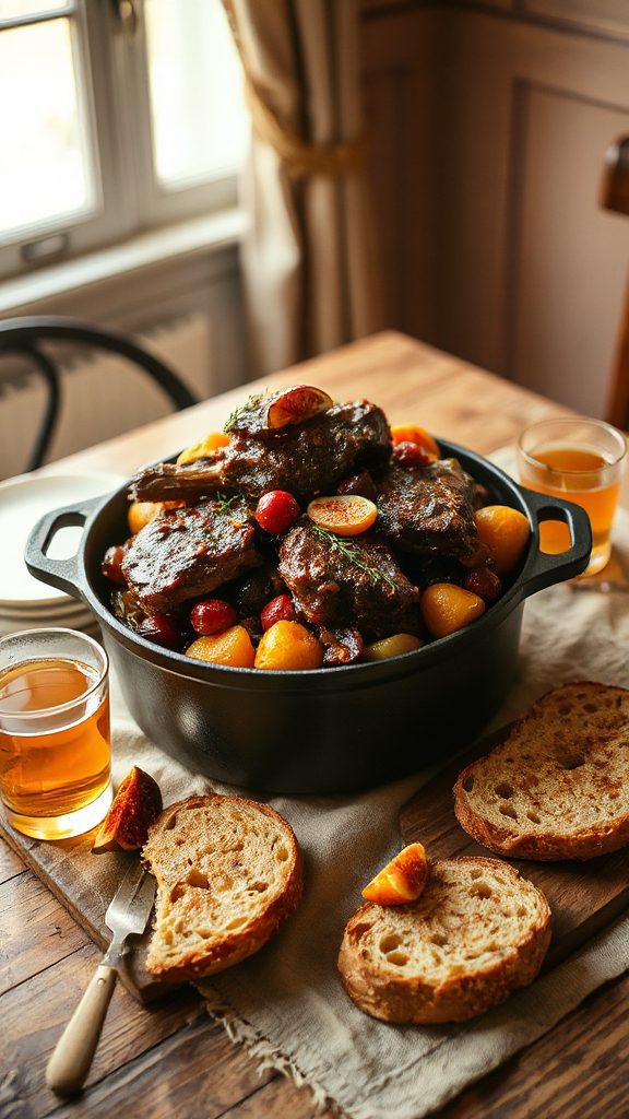 apple cider braised short ribs